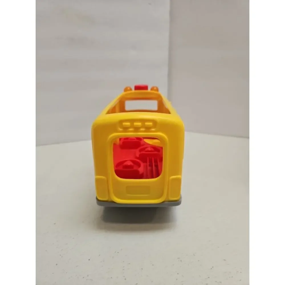 Fisher Price Little People Sit with Me School Bus 5 Figures Lights/Sounds‎ Works